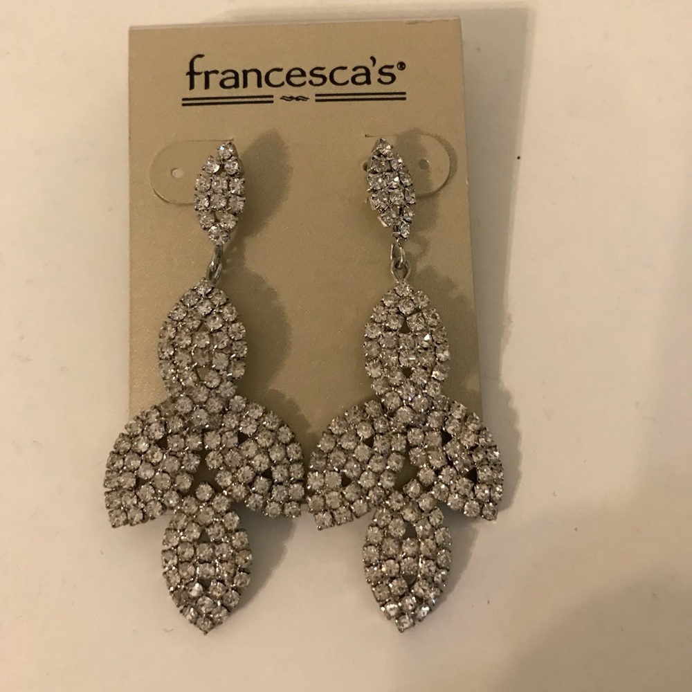 Diamond earrings by francesca’s!